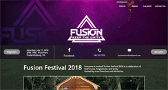 Desktop Screenshot of fusionfestival.org